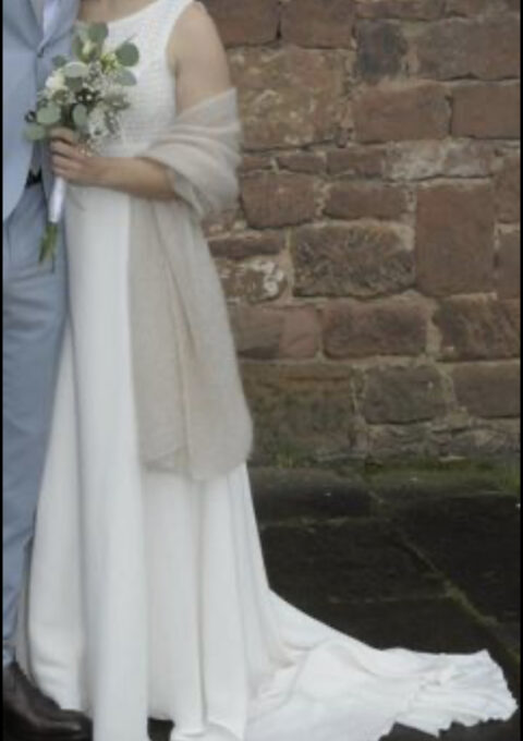 Second Hand Brautkleid Bianco Evento Hollie A-Linie Gr. 40 Foto 1
