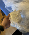 Second Hand Brautkleid In mazedonieren hergestellt Meerjungfrau Gr. 50 Maßgeschneidert Foto 4