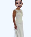 Second Hand Brautkleid Sincerity Bridal / Justin Alexander 3826 Fit and Flare Gr. 38 Neu & ungetragen Foto 2