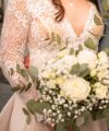 Second Hand Brautkleid Bianco Evento A-Linie Gr. 38 Foto 2