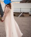 Second Hand Brautkleid Bianco Evento A-Linie Gr. 38 Foto 3