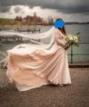 Second Hand Brautkleid Bianco Evento A-Linie Gr. 38 Foto 1