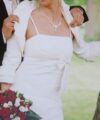 Second Hand Brautkleid Weise Fashion A-Linie Gr. 34 Foto 3