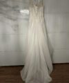 Second Hand Brautkleid Anfertigung vom Schneider A-Linie Gr. 38 Foto 4