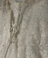 Second Hand Brautkleid Anfertigung vom Schneider A-Linie Gr. 38 Foto 5
