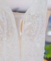 Second Hand Brautkleid White One / St. Patrick / Pronovias Label-Dress ETQ. Vestido E40 A-Linie Gr. 36 Maßgeschneidert Foto 2