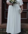 Second Hand Brautkleid Dressy Group 20337 Standesamt Gr. 50 Maßgeschneidert Foto 1