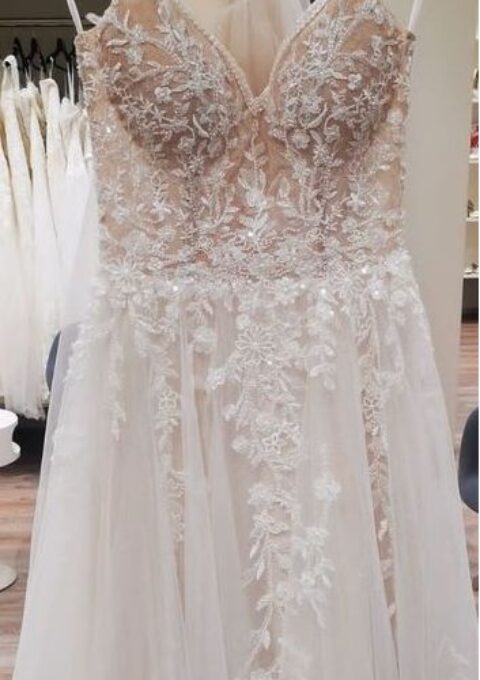 Second Hand Brautkleid Elizabeth Passion / Mode de Pol B62052 A-Linie Gr. 34 Neu & ungetragen Foto 1