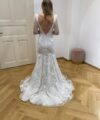 Second Hand Brautkleid Tina Valerdi Sabrina Cappuchino Fit and Flare Gr. 38 Foto 2