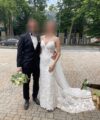 Second Hand Brautkleid Enzoani Lesley Fit and Flare Gr. 36 Foto 3