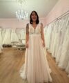 Second Hand Brautkleid Bianco Evento A-Linie Gr. 40 Neu & ungetragen Foto 1