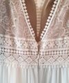 Second Hand Brautkleid Herve Paris Tuchan Boho Gr. 34 Foto 4