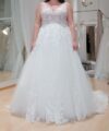 Second Hand Brautkleid Sincerity Bridal / Justin Alexander 44406N A-Linie Gr. 42 Foto 6