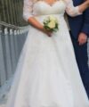 Second Hand Brautkleid Dress Brautmode A-Linie Gr. 44 Foto 3