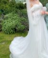 Second Hand Brautkleid A-Linie Gr. 34 Maßgeschneidert Foto 5