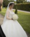 Second Hand Brautkleid Prinzessinkleid Empire Gr. 36 Foto 5