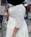Second Hand Brautkleid Studio Levana A-Linie Gr. 50 Maßgeschneidert Foto 4