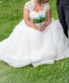 Second Hand Brautkleid Amera Vera Einmal Prinzessin A-Linie Gr. 48 Foto 4