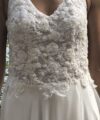 Second Hand Brautkleid Letícia Manzan Boho Rückenfrei Boho Gr. 36 Maßgeschneidert Foto 5