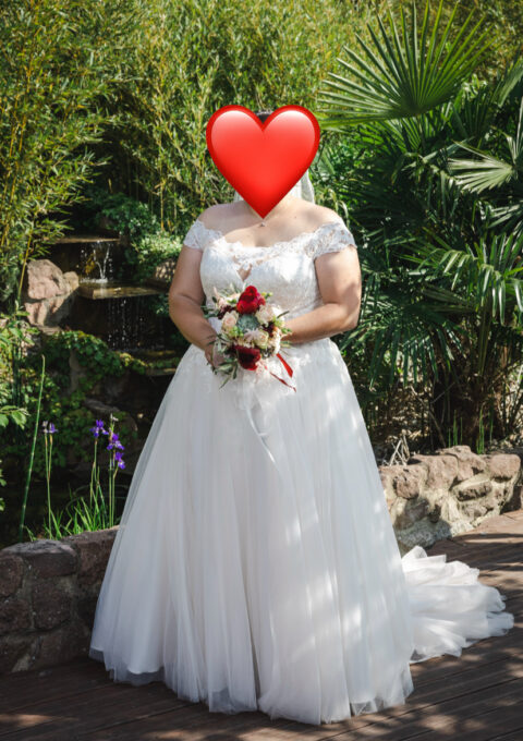 Second Hand Brautkleid Pronovias A-Linie Gr. 46 Foto 1