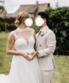 Second Hand Brautkleid Lina Becker Umstandskleid Gr. 42 Foto 6