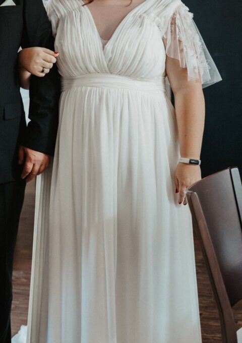 Second Hand Brautkleid Papilio Boho Gr. 54 Foto 1
