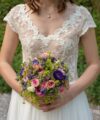 Second Hand Brautkleid A-Linie Gr. 38 Maßgeschneidert Foto 3
