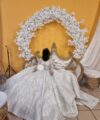Second Hand Brautkleid Prinzessin Gr. 38 Foto 2