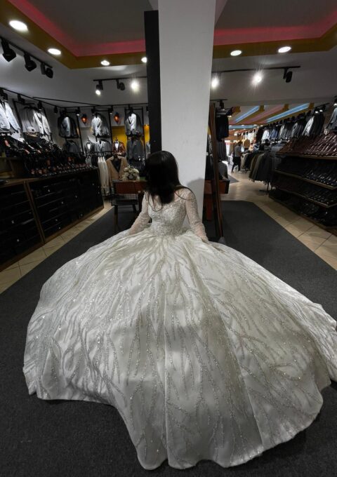 Second Hand Brautkleid Prinzessin Gr. 38 Foto 1