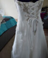 Second Hand Brautkleid Maßgeschneidert A-Linie Gr. 42 Foto 2