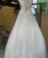 Second Hand Brautkleid Aus dem Ausland A-Linie Gr. 36 Foto 6