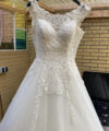 Second Hand Brautkleid Aus dem Ausland A-Linie Gr. 36 Foto 3
