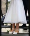 Second Hand Brautkleid A-Linie Gr. 38 Maßgeschneidert Foto 5