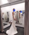 Second Hand Brautkleid Pronovias Eureka Meerjungfrau Gr. 38 Foto 2