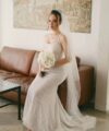 Second Hand Brautkleid Italien Meerjungfrau Gr. 36 Foto 6