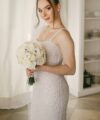 Second Hand Brautkleid Italien Meerjungfrau Gr. 36 Foto 5
