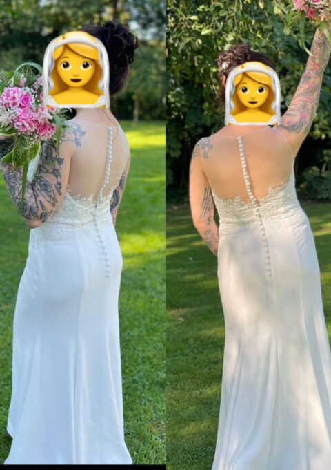 Second Hand Brautkleid Stephen SR Raymond Fit and Flare Gr. 40 Foto 1