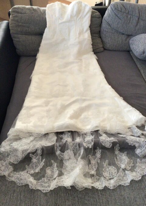 Second Hand Brautkleid Meerjungfrau Gr. 40 Foto 1