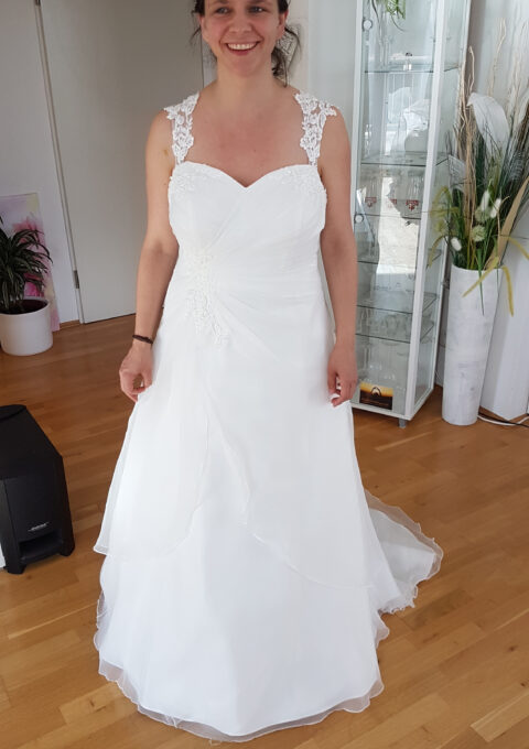 Second Hand Brautkleid A-Linie Gr. 38 Foto 1