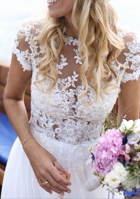 Second Hand Brautkleid Pronovias A-Linie Gr. 34 Foto 1