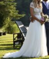 Second Hand Brautkleid Pronovias A-Linie Gr. 34 Foto 4