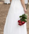 Second Hand Brautkleid A-Linie Gr. 38 Foto 3