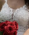 Second Hand Brautkleid A-Linie Gr. 38 Foto 2