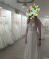 Second Hand Brautkleid Modeca Reece A-Linie Gr. 42 Neu & ungetragen Foto 1