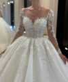 Second Hand Brautkleid Elifçakmak Prinzessin Gr. 36 Foto 1