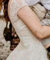Second Hand Brautkleid Lovely A-Linie Gr. 40 Foto 5