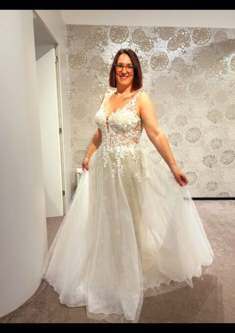 Second Hand Brautkleid Sposa Toscana A-Linie Gr. 42 Foto 1
