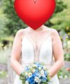 Second Hand Brautkleid Herve Paris Boho Gr. 40 Foto 3