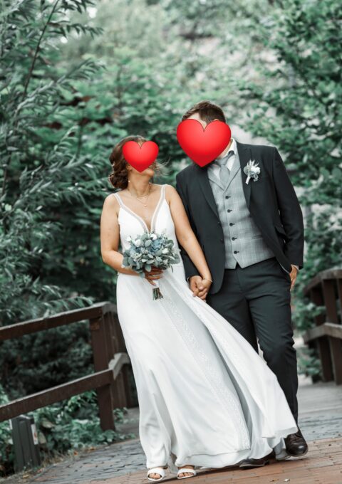 Second Hand Brautkleid Herve Paris Boho Gr. 40 Foto 1