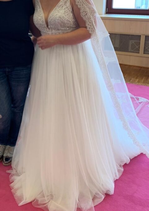 Second Hand Brautkleid Oxford Street Boho Gr. 44 Foto 1